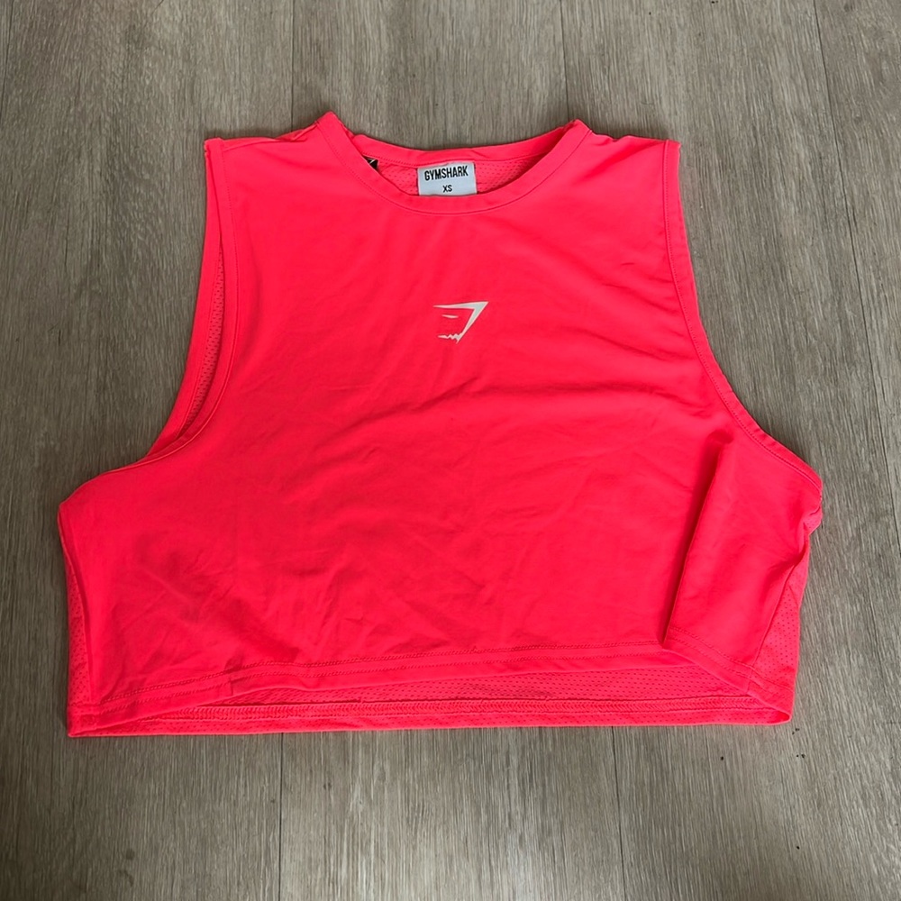 Gymshark Pink Cropped Tank